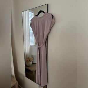 Asos midi dress taupe/lavender